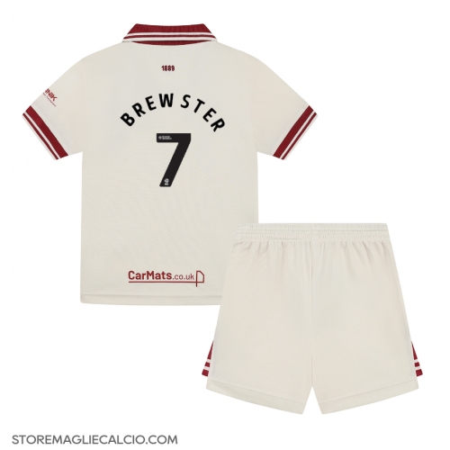 Sheffield United Rhian Brewster #7 Maglia Gara Terza Repliche 2024-25 Bambino Maniche Corte Sheffield United Rhian Brewster #7 Maglia Gara Terza Repliche 2024-25 Bambino Maniche Corte